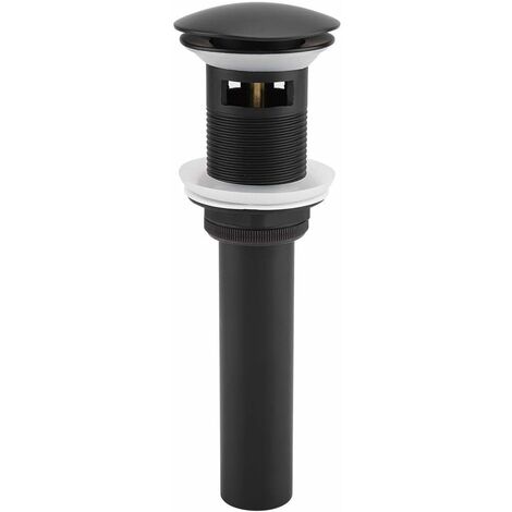 Bonde d'évier Pop-up pour robinet de salle de bain, vidange d'évier en laiton G1 1/4" sans trop-plein-Ensoleillé (1/3)