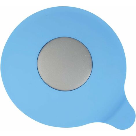 Bouchon bain et évier Baignoire en silicone Ensemble de vasque Bouchon d'eau en caoutchouc Bouche d'aspiration pour cuisines Salles de bains Laveries bouchon (Blue)-Ensoleillé (1/5)