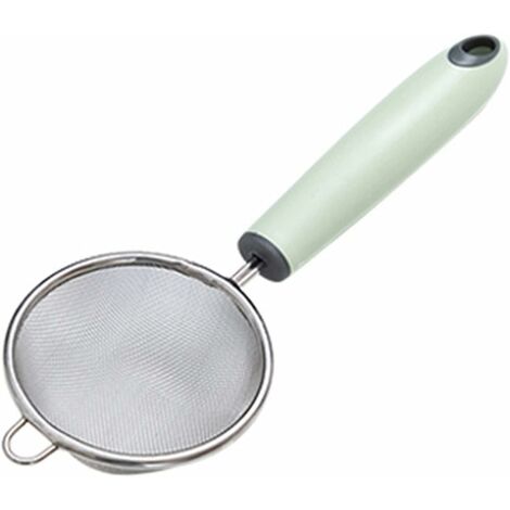 Cuisine multifonctionnelle cuillère cuillère en acier inoxydable fine maille fine maille huiler filtre filtre frits nourriture cuisine gadgets (Size : 24.5 8.2 cm)-Ensoleillé (1/5)