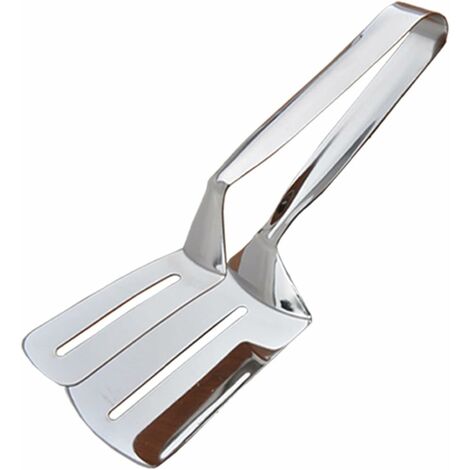 Pince Steak 66x7.2cm Pinces en Acier Inoxydable en Acier Inoxydable Pinces à Steak Frit Spatula Fried Poisson Spatule Barbecue Barbecue Cink Cuisine Ustensiles (Color : 1)-Ensoleillé (1/5)