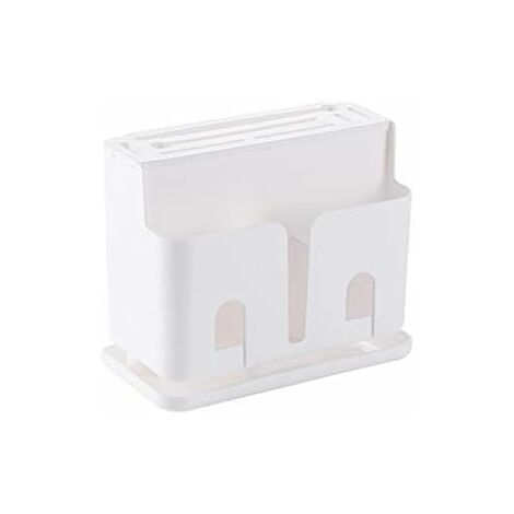 Couteau en Plastique Porte Multi-Fonction évier Drainante Boîte cuillères Couteaux de Cuisine Forks Chopsticks Plateau Ustensile Organisateur Bloc Couteaux (Color : B)-Ensoleillé (1/5)
