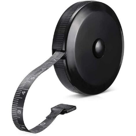 Mètre Ruban De Couture Et Mesure Corporelle - 150 Cm, Boîtier ABS, Noir Et Blanc