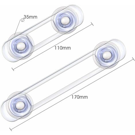 10 Pièces Bloque Porte, Bloc Porte Securite Bebe, Securite Placard