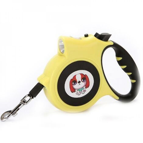 Laisse pour chien rétractable robuste et sans enchevêtrement à 360 avec antidérapant (1/5)
