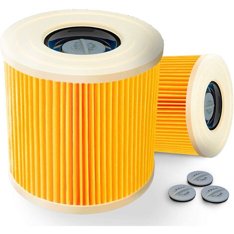 1 sac à poussière en papier + 1 élément filtrant pour Krcher Nt20 Nt25 Nt30 Mv2 Mv3 Wd3 (1/5)