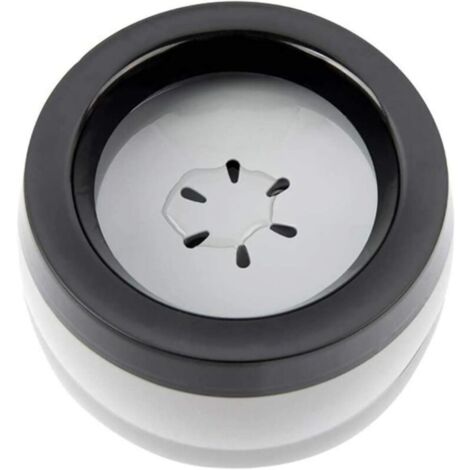 Bol de Chien Antidérapant Gamelle Chat Chiens Gris 18.9x9cm Gamelle Anti Débordement pour Chiens,Convient pour Une Utilisation dans la Voiture (1/3)