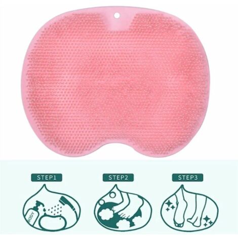 Tapis Exfoliant Pour Pieds Sous La Douche – Nettoyage Profond Avec Ventouses Antidérapantes - 4
