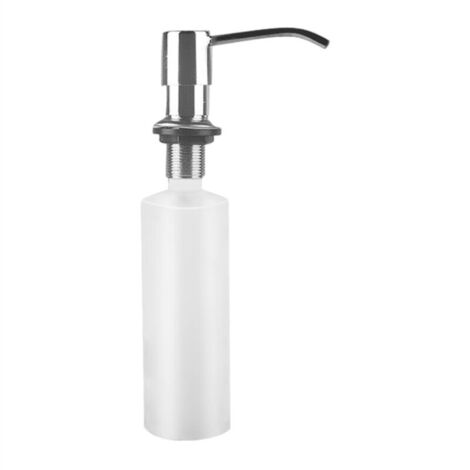 300 Ml Sous l'évier de cuisine distributeur de savon bouteille de pompe à liquide à main Installation facile pour évier de salle de bain (1/5)