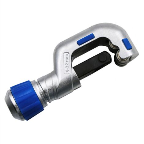 Coupeur de tuyau de tuyau 4-32mm Cutter à tube avec roulement à billes Hobbing Coupe Blad-E Pour acier inoxydable Tube en cuivre en aluminium Tube à main, argent (1/5)