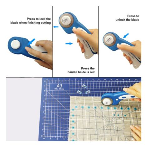 Coupe Rotative Famoré 45 Mm - Neuve, Pour Coupe Précise Des Tissus Et Matériaux