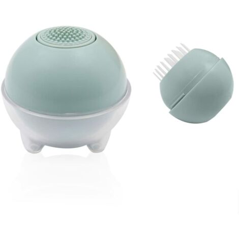 2 Peignes Autonettoyants Pour Chat Et Chien – Dents Fines Et Larges – Enlève Poils, Puce, Nœuds