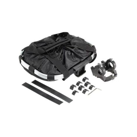 Panier de vélo pliable, panier de guidon de vélo amovible, porte