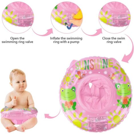 Smart-Planet Piscine Pop-Up Bébé Pour Plage - 70x70cm - PVC Indéchirable - Avec Sac De Transport - Bleu