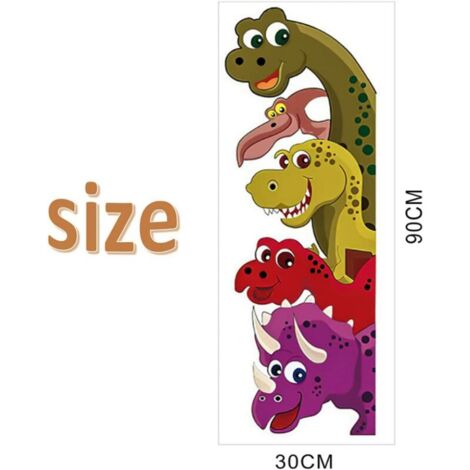 Stickers Muraux Dinosaure Autocollants Muraux Dinosaure Dessin Animé Sticker Mural Arbre Sauvage