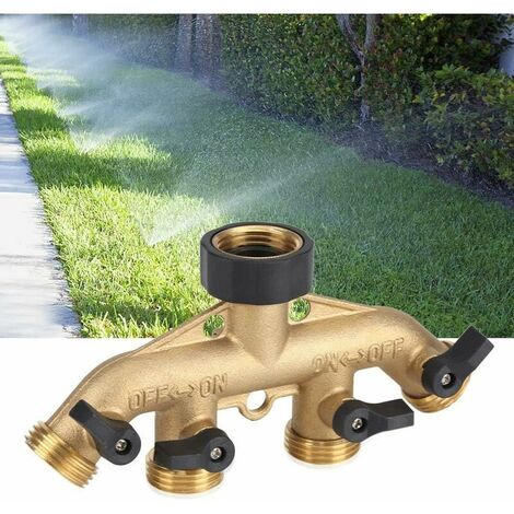 CPROSP Distributeur En Y à 2 Voies Pour Un Raccordement D'eau G 3-4 En