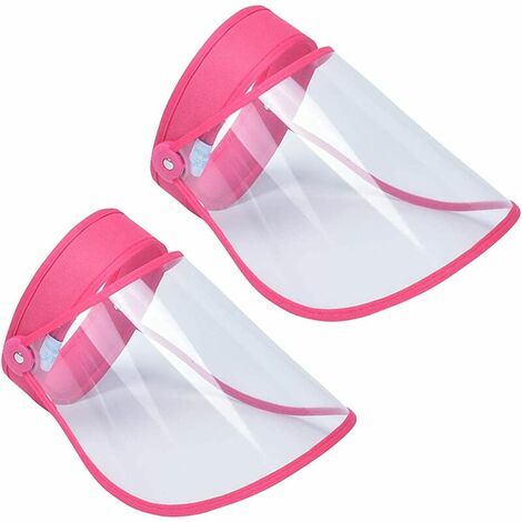 Ecran Facial Adulte Enfant Visière de Protection Intégrale Visière de Sécurité Anti-salive Anti-crachats Face Shiel Réglable pour Bricolage Jardin Cuisine (1/5)