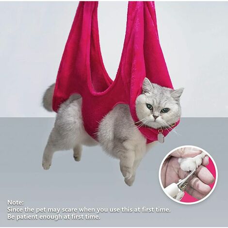 Hamac De Toilettage Pour Chien - Harnais De Soutien Réglable, Pour Bain Et Soins, Taille M (65x45cm)