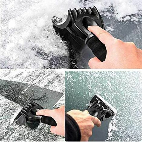BDSHUNBF 2 Pcs Grattoir à Glace Avec Gant Raclette Pare Brise, Grattoir