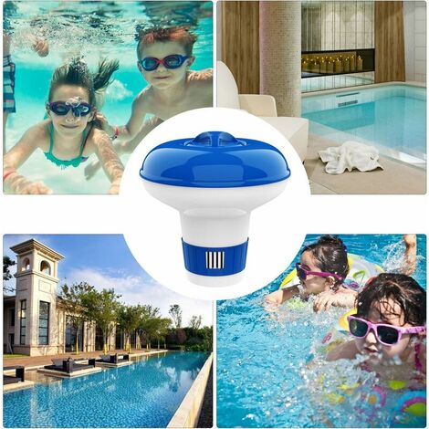 Distributeur De Chlore Flottant, Distributeur De Produits Chimiques Pour Spa De Piscine Tablette Flottante Dispositif De Dosage Automatique De Boîte De Médicament De Chlore, Distributeur De Chlore