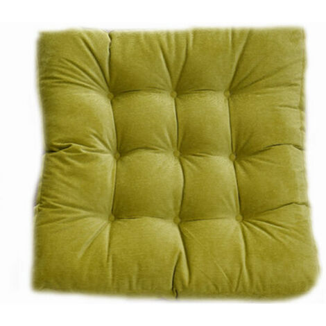FOGUO Ensemble de 4 Coussins de Chaise de Jardin, Coussin de Siege de Bureau, Coussin d'assise Exterieur, Coussin de Sol avec Sangles de Retenue FOGUO Ensemble de 4 Coussins de Chaise de Jardin, Coussin de Siege de Bureau, Coussin d'assise Exterieur, Coussin de Sol avec Sangles de Retenue