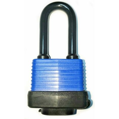 Padlock timbres de longue durée de la manille Touche identique aux cadenas bleue Heavy Duty Idéal pour la maison, hangar de jardin, extérieur, garage, verrouillage de sécurité de la porte de 2 (1/5)