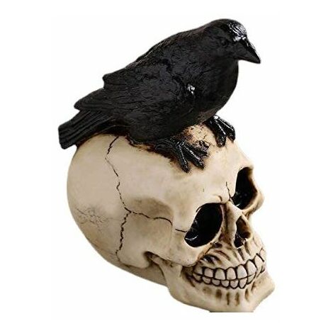 Crane résine esprit de la forêt 14cm | Décoration Halloween -Fêts en folie