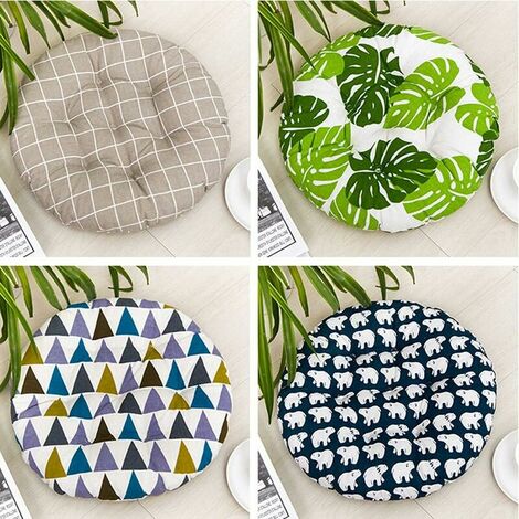 Lot De 4 Coussins Pour Chaises 95 X 40 Cm Motif Nautique Bleu | Leroy Merlin