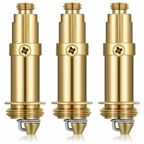 3 Pcs Bassin Pop-up Boulon à ressort en laiton Ressort Bouchon En Laiton pour La Plupart Des Ér Baignoire Bassin Drain Bouchon À Ressort Interne Boulon (1/5)