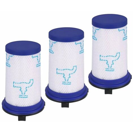 Lot de 3 Filtre de remplacement pour Rowenta Air Force 360 / X-Pert Essential 260 Aspirateur sans fil (1/5)