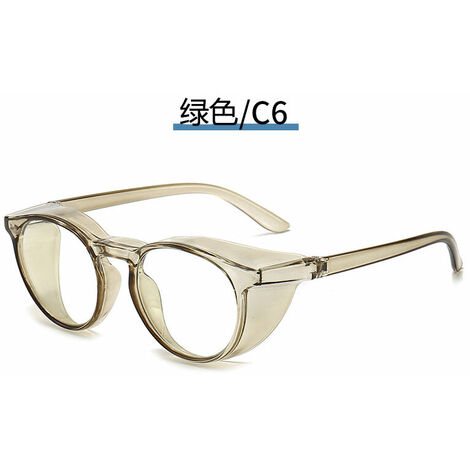 Verres , PC clair anti-rayures, anti-buée-vert transparent (1/4)