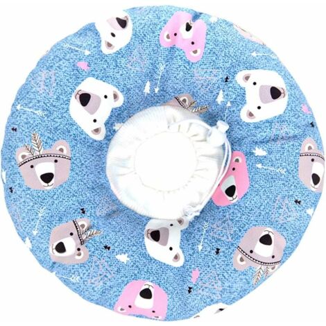 Collerette Chat,Collier de récupération pour Chat, Collier Anti-Morsure pour Animaux de Compagnie, réglable, pour après la Chirurgie pour Animaux de Compagnie (Bleu - XXS) (1/5)