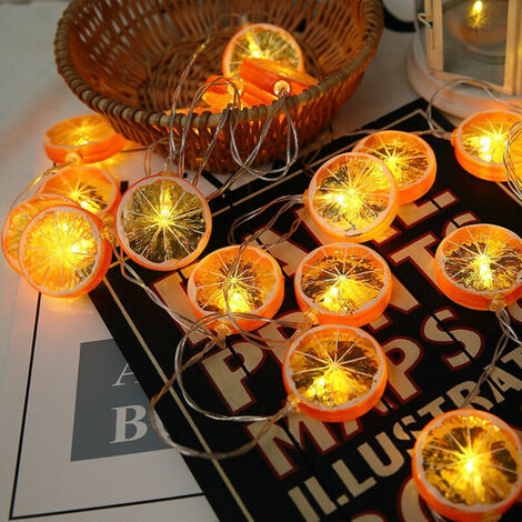 Guirlande Halloween 3 M Avec 30 LED - Citrouilles, Araignées, Yeux Lumineux - Minuterie Automatique - 5 Modes Scintillants - 2