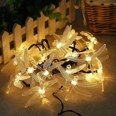 Guirlandes Lumineuses Etopgo Guirlande Lumineuse D'extérieur - 6 M - 40 LED - Boule De Cristal - Avec Minuterie De 6 H - Étanche IP65 - Pour Noël, Chambre à Coucher Guirlande Exterieur
