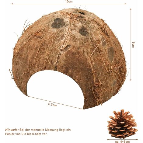 Nid D'oiseau En Noix De Coco - Cachette Naturelle En Coquille De Noix