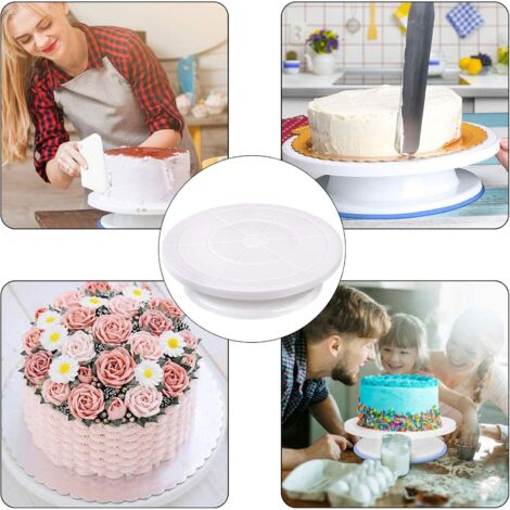 LdawyDE Supports à Gâteau Multicouches, 2 Plateaux de Séparation
