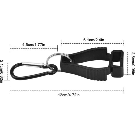 Porte-gant De Travail Avec Clip Et Pince - Cintre Attrape-tête Pour Suspendre Gants, Lunettes, Accessoires De Sécurité