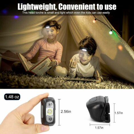 Lampe frontale Lampe frontale rechargeable LED pour adultes, 90 000