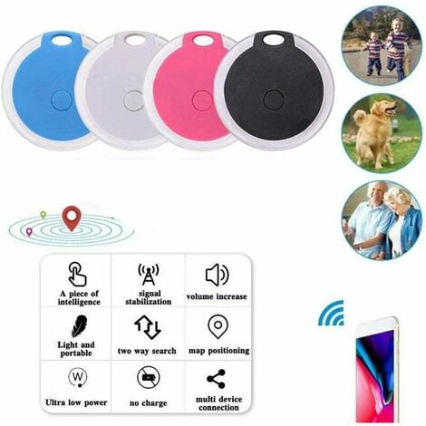 Mini traceur GPS intelligent, Anti-perte, étanche, Bluetooth 4.0, pour  animaux de compagnie, sac de sécurité