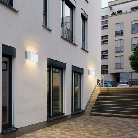 Applique Murale LED 6W, Lumière Blanc Chaud 3000K, Applique murale étanche IP65, Décorative Lumière pour Chambre Couloir Salon Escalier Hôtel Bar
