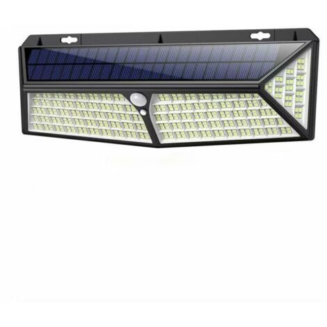 Lampe Solaire Extérieur 430 LED Détecteur de mouvement éclairage Solaire Extérieur Spot sans Fil Sécurité étanche Lumière Solaire pour Jardin,Fonepro (1/5)