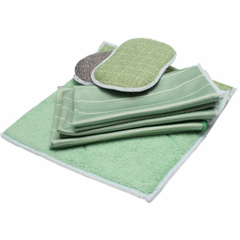 Lot de 6 Chiffon Bambou Microfibre pour Vitres Miroirs Carreaux Carrosserie Microfibre Bambou Vitre Ménage Salle de Bain (1/5)