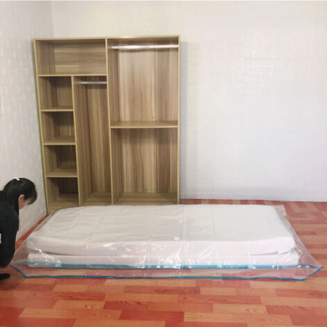 Sac De Rangement Sous Vide Pour Matelas King Size - 240x199 Cm, Réutilisable - Économise 80% D'espace - Pour Déménagement, Stockage - 4