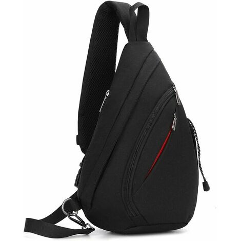 Sac de poitrine pour sports de plein air brevetés USA pour homme et femme, gilet de course à pied grande capacité avec poche pour bouteille d'eau, sac de poitrine confortable pour la