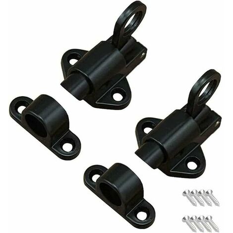 Automatique Verrou Porte Aluminium, 2 Pièces Loquet à