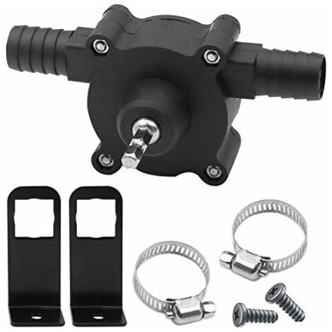 Portable Mini Perceuse Électrique Pompe Perceuse À Main Alimenté Pompe À Eau Moteurs Diesel Huile Liquide Eau Main Pompes De Transfert Auto-Amorçantes Vitesse De Pompage Rapide, Ensoleillé (1/5)