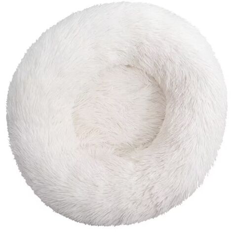 Lit pour Chat, Coussin Moelleux, Doux Lavable pour Chats Chiens (Blanc, 70 cm), Ensoleillé (1/5)