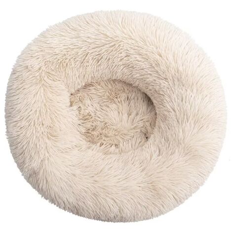 Lit pour Chat, Coussin Moelleux, Doux Lavable pour Chiens Chats (Marron Clair, 60 cm), Ensoleillé (1/5)