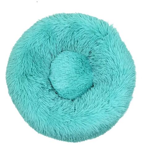 Lit pour Chat, Coussin Moelleux, Doux Lavable pour Chiens Chats (Vert Emeraude, 80 cm), Ensoleillé (1/5)