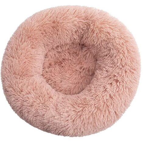Lit pour Chat, Coussin Moelleux, Doux Lavable pour Chiens Chats (Rose chair, 40 cm), Ensoleillé (1/5)