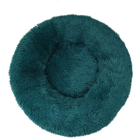 Lit pour Chat, Coussin Moelleux, Doux Lavable pour Chats Chiens (Vert Foncé, 70 cm), Ensoleillé (1/5)